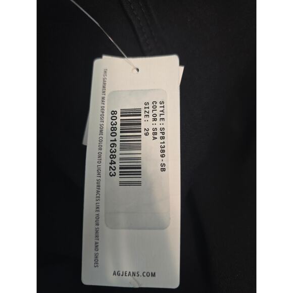 Adriano Goldschmied AG The Legging Ankle Maternity Black Women's Jeans 29 NWT - Picture 7 of 7